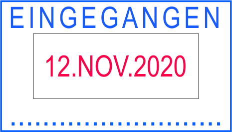 Datumstempel Colop 2160/L_Lagertext